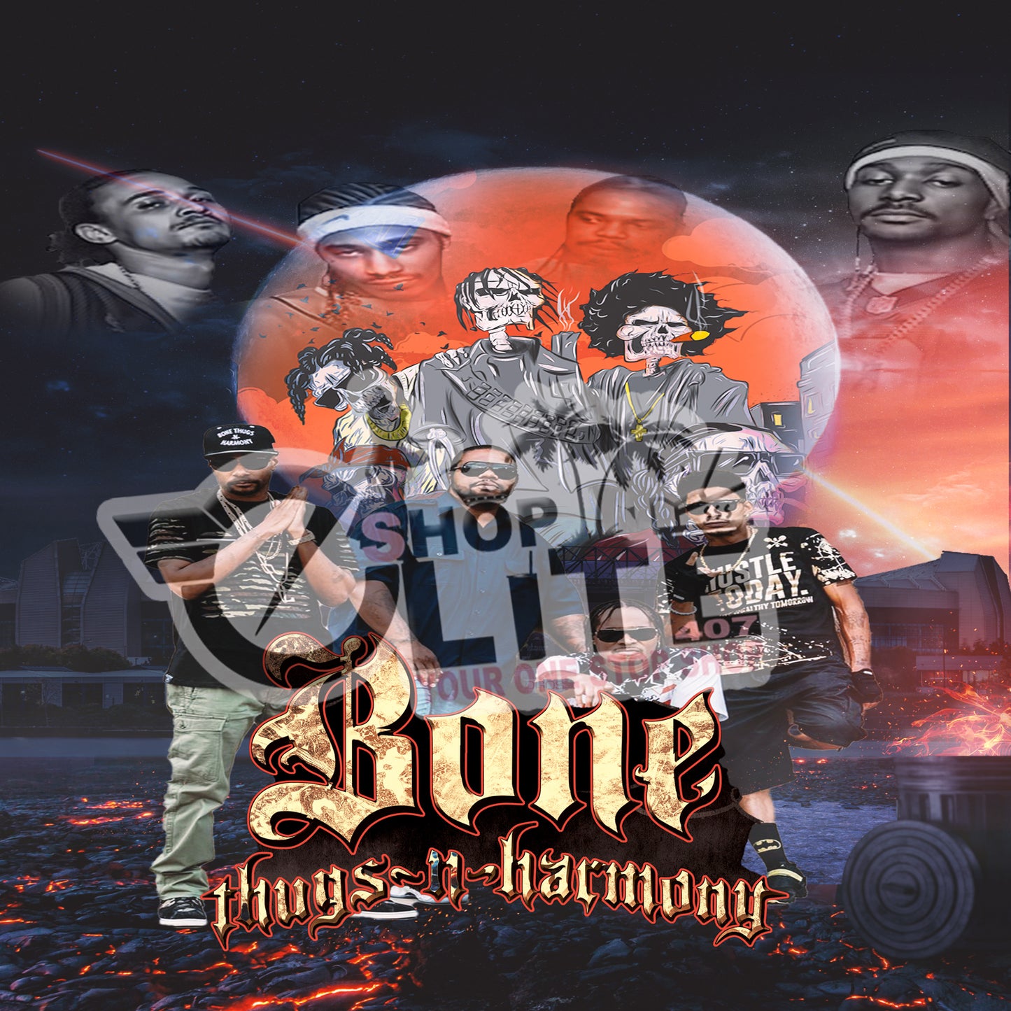 BONE THUGS TUMBLER DESIGN