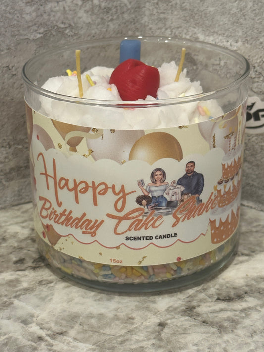 Happy BirthDay Cake Shake Scented Candle