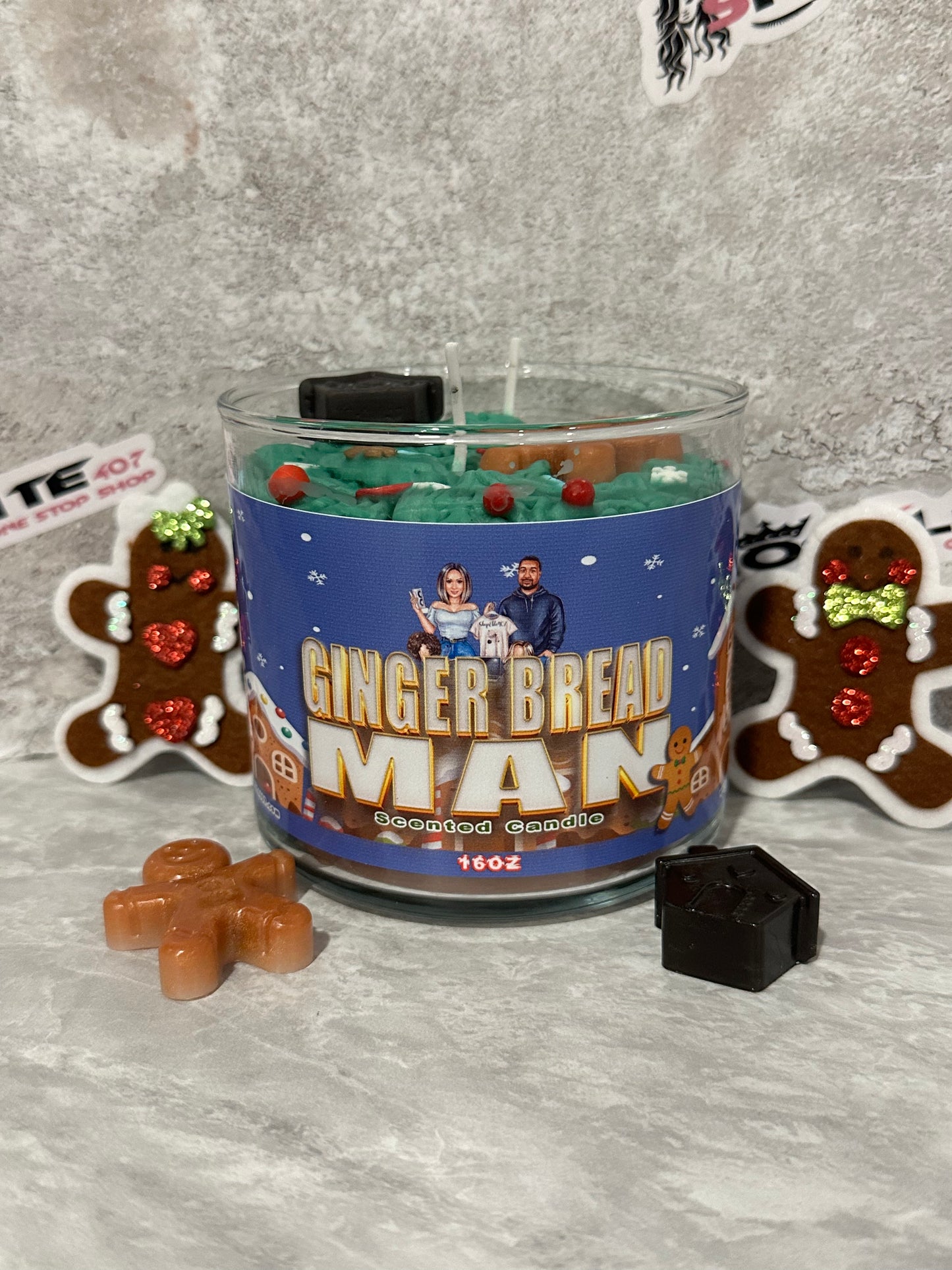 "GingerBread Man" Scented Candle