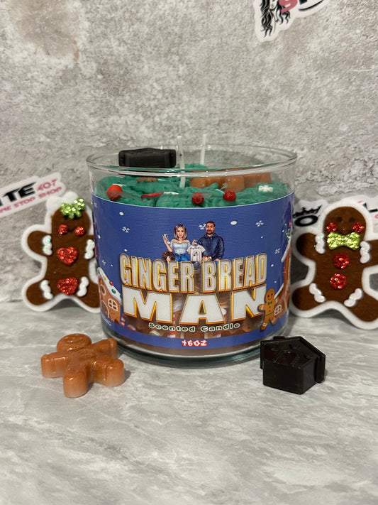 "GingerBread Man" Scented Candle
