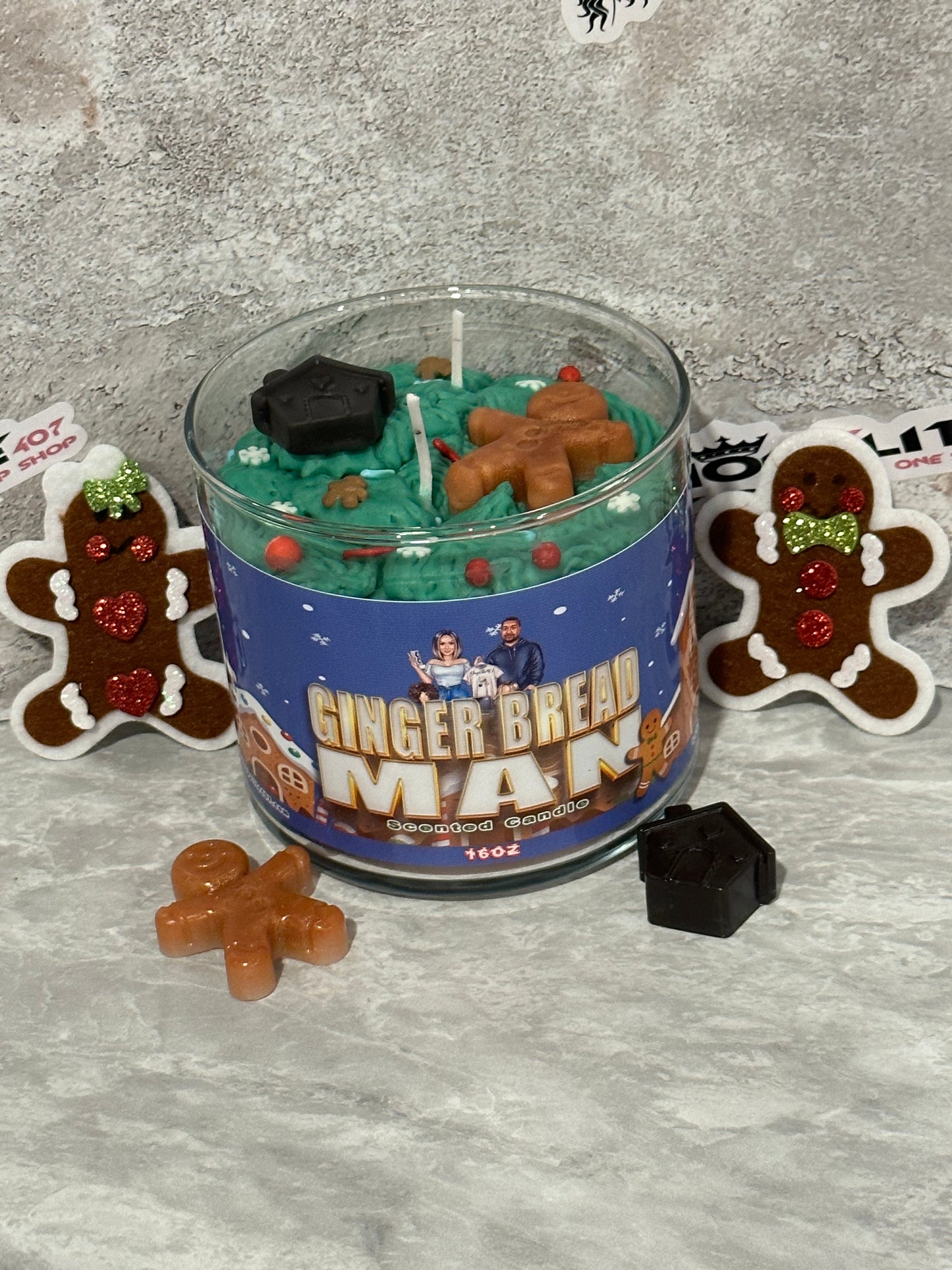 "GingerBread Man" Scented Candle