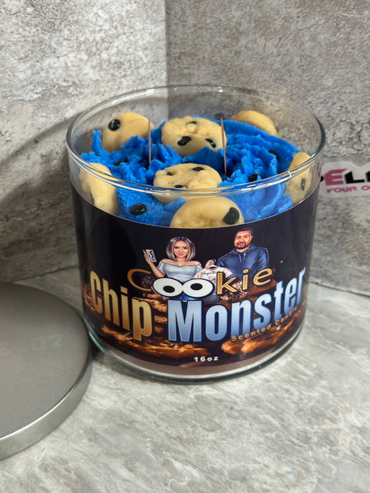 Cookie Chip Monster " Scented Candle"