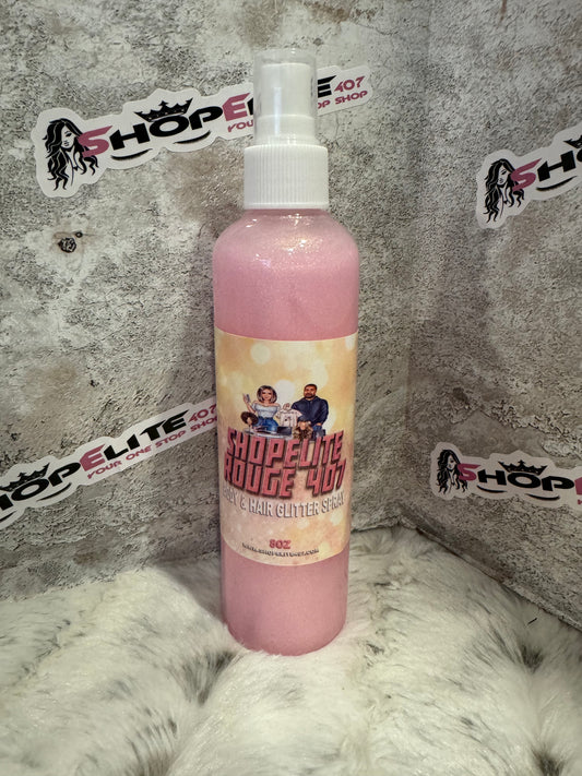 ShopElite Rouge 407 Hair & Body Glitter Mist