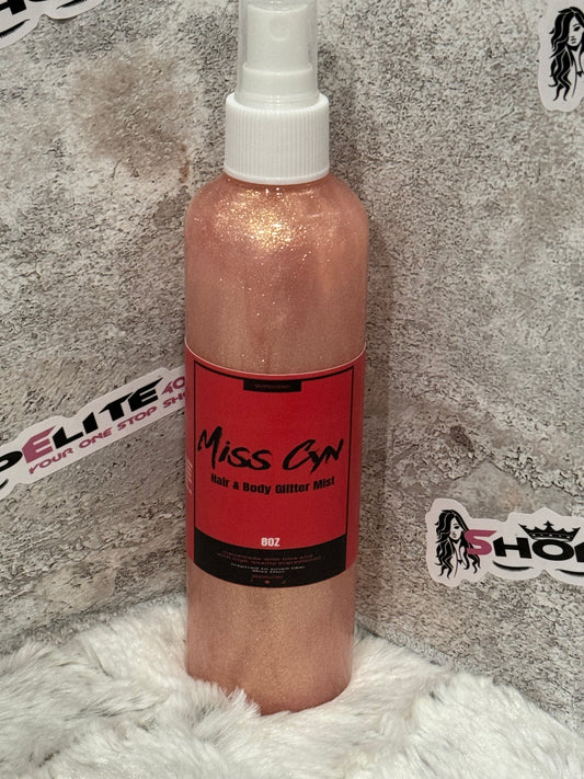 Miss Cyn Hair & Body Glitter Mist