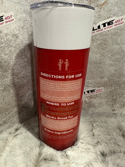 Bitch Be Gone Custom Tumbler 20oz