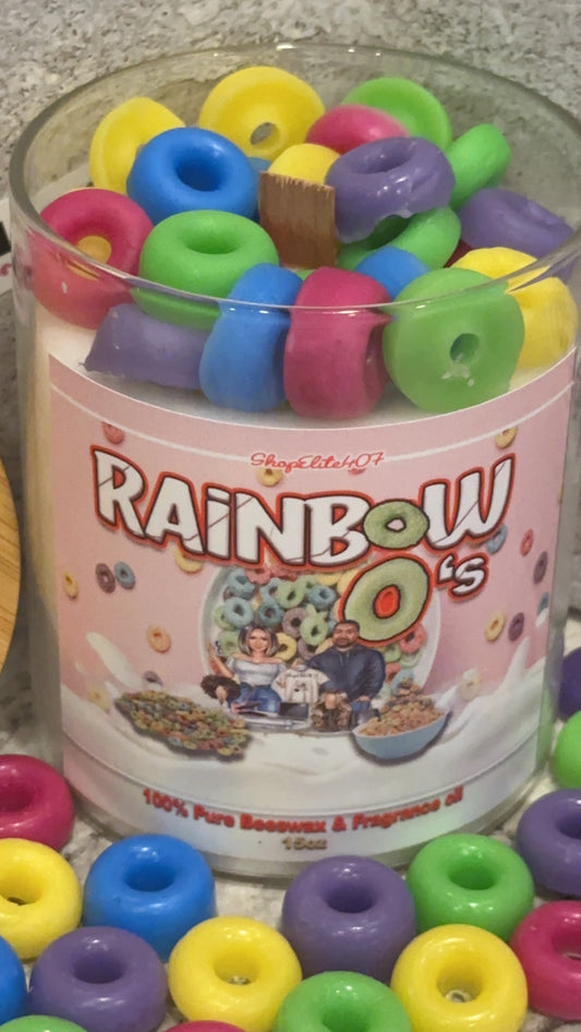 "RainBow O's" Scented Candle