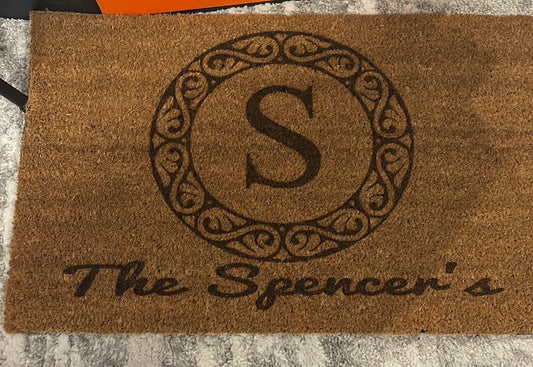 Custom front door Mat